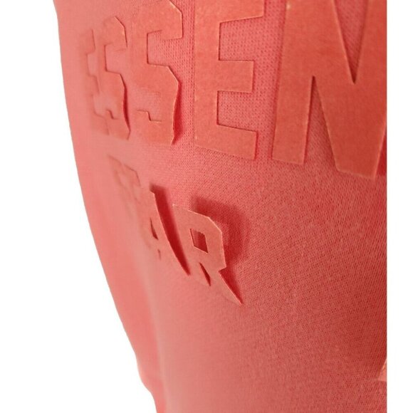 Fear Of God Essentials Cotton-Blend Hoodie Size M Mens Coral AS-IS - Picture 4 of 12